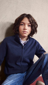 Mango cardigan luke in navy-008