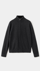 Mango cardigan luke in anthracite-021