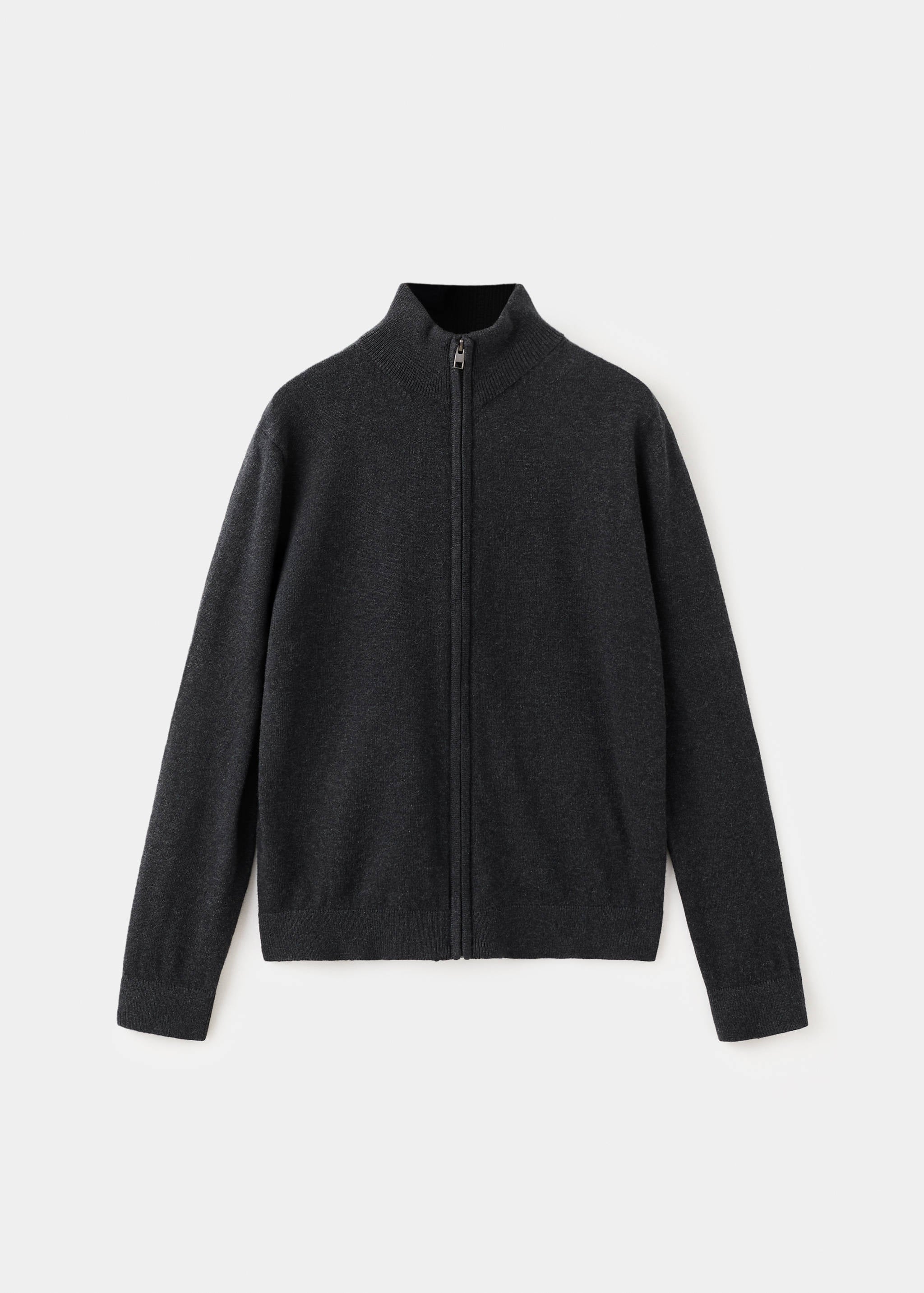Mango cardigan luke in anthracite-021