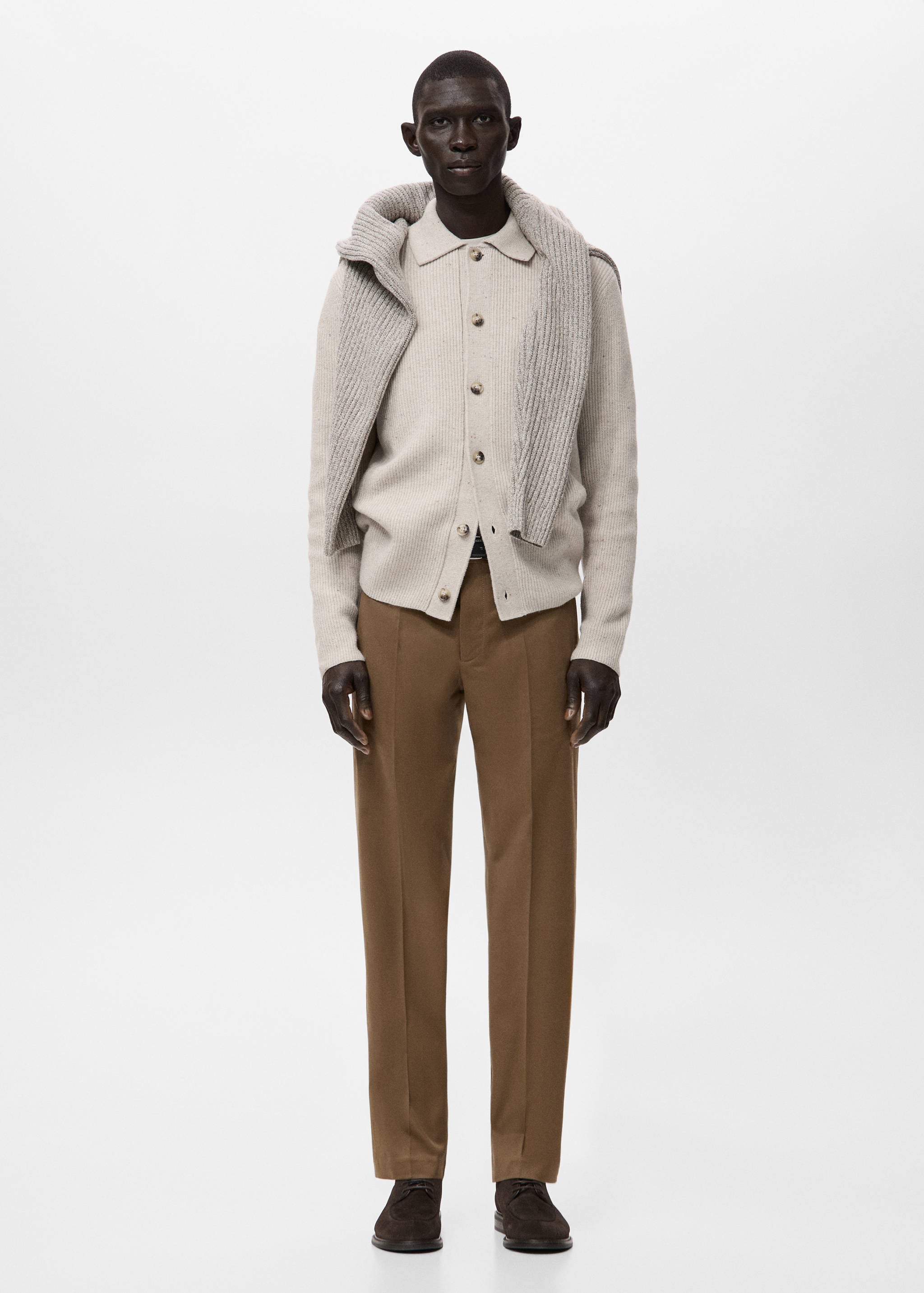 Mango trousers koda in chocolate-001