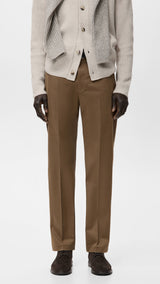 Mango trousers koda in chocolate-002