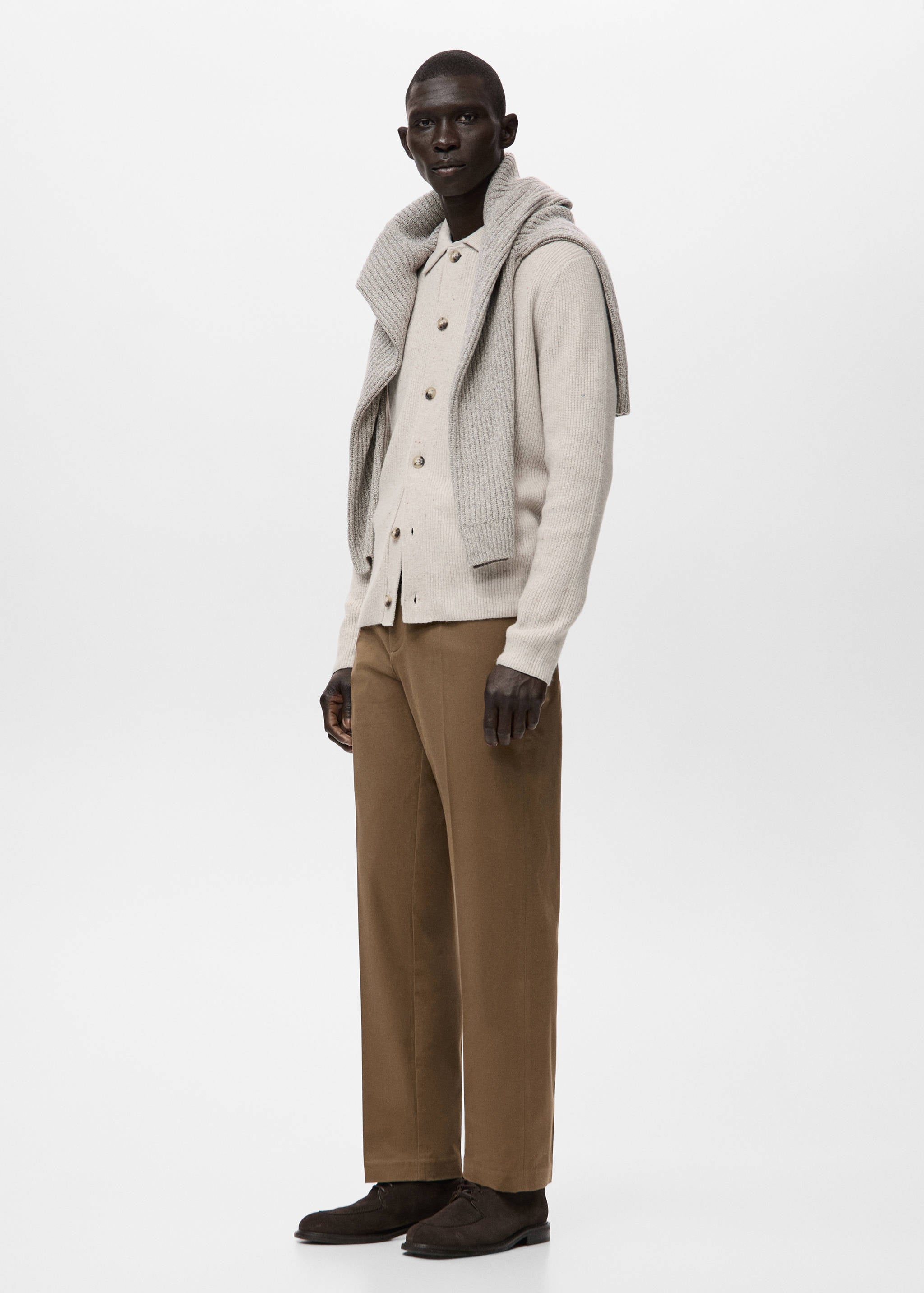 Mango trousers koda in chocolate-008