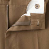 Mango trousers koda in chocolate-023