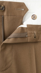 Mango trousers koda in chocolate-023