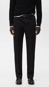 Mango trousers koda in black-002