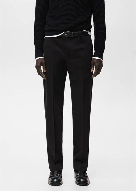 Mango trousers koda in black