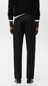 Mango trousers koda in black-003