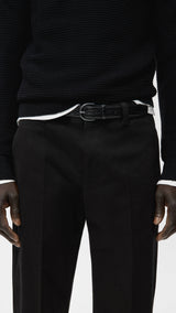 Mango trousers koda in black-004