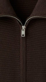Mango cardigan salasz in chocolate-023
