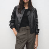 Mango trousers carlota in brown-004