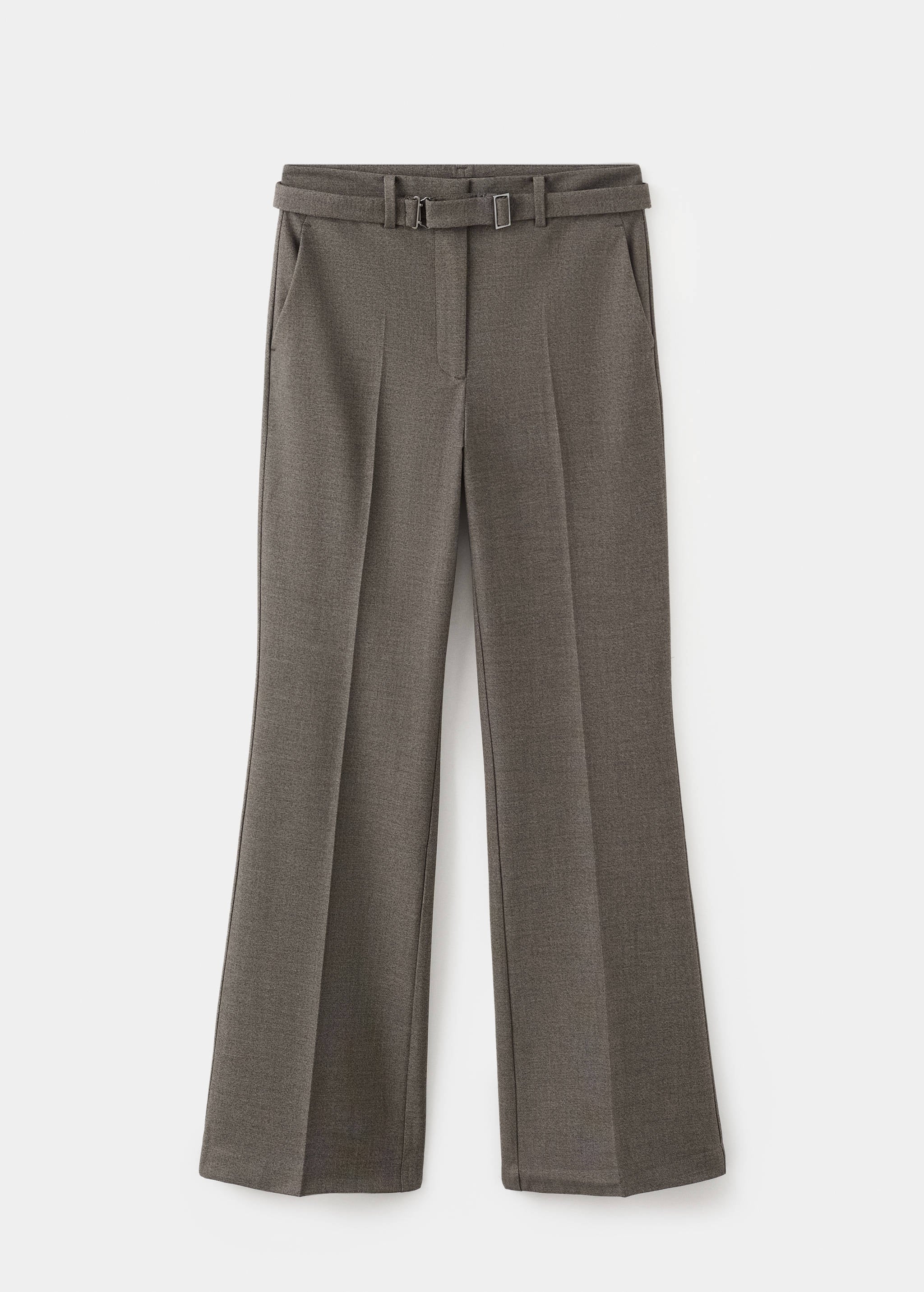 Mango trousers carlota in brown-021