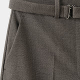 Mango trousers carlota in brown-023