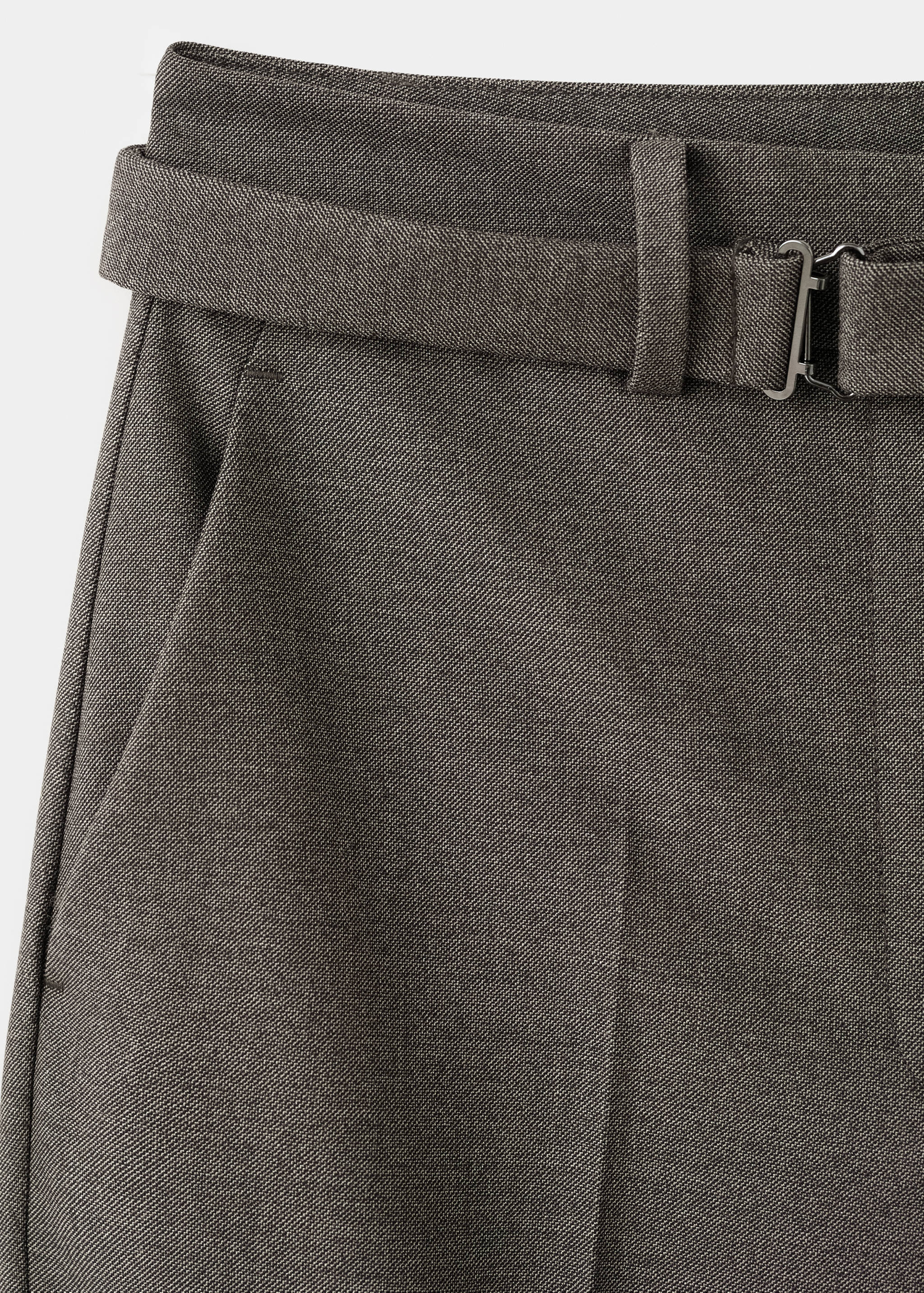 Mango trousers carlota in brown-023