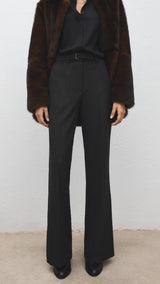 Mango trousers carlota in grey-002