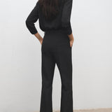Mango trousers carlota in grey-003