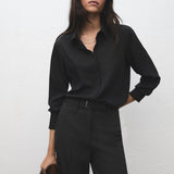 Mango trousers carlota in grey-004