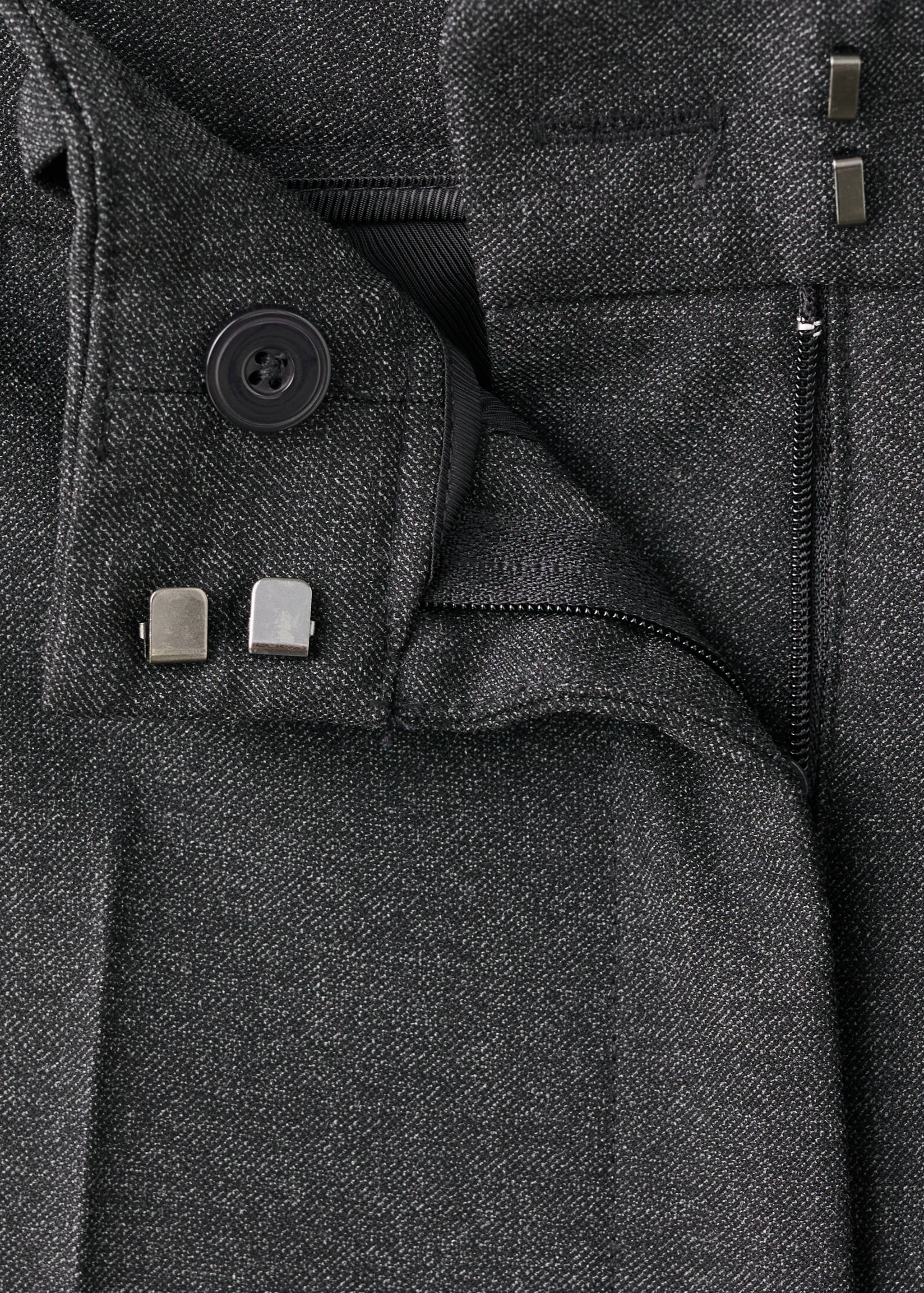 Mango trousers carlota in grey-023