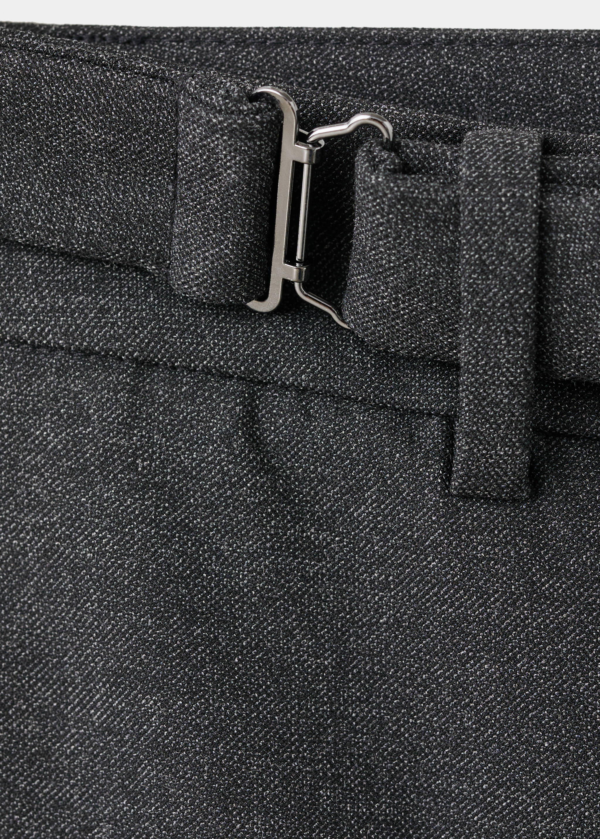 Mango trousers carlota in grey-030