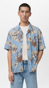 Mango shirt flor in celestial-002