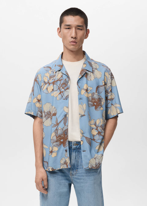 Mango shirt flor in celestial