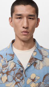 Mango shirt flor in celestial-004