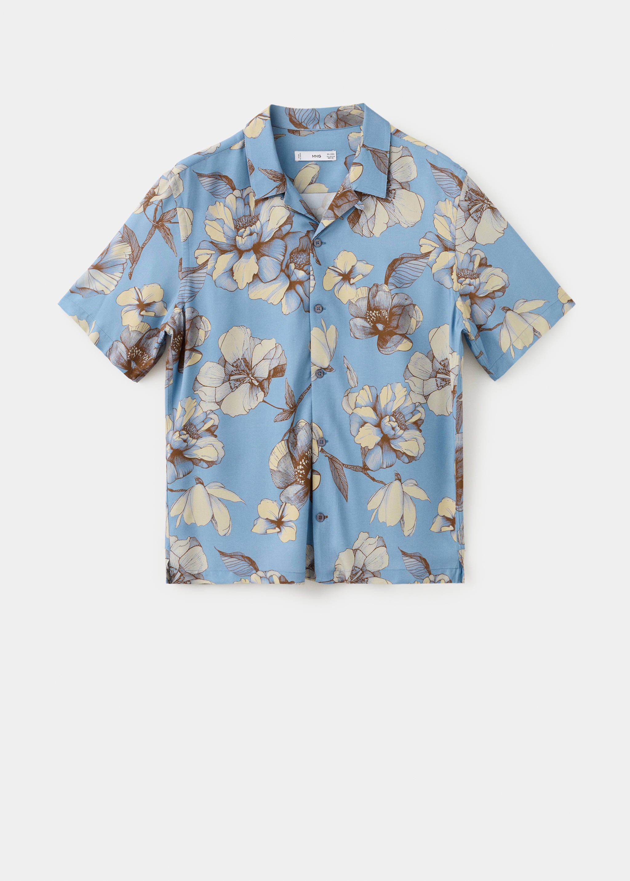 Mango shirt flor in celestial-021