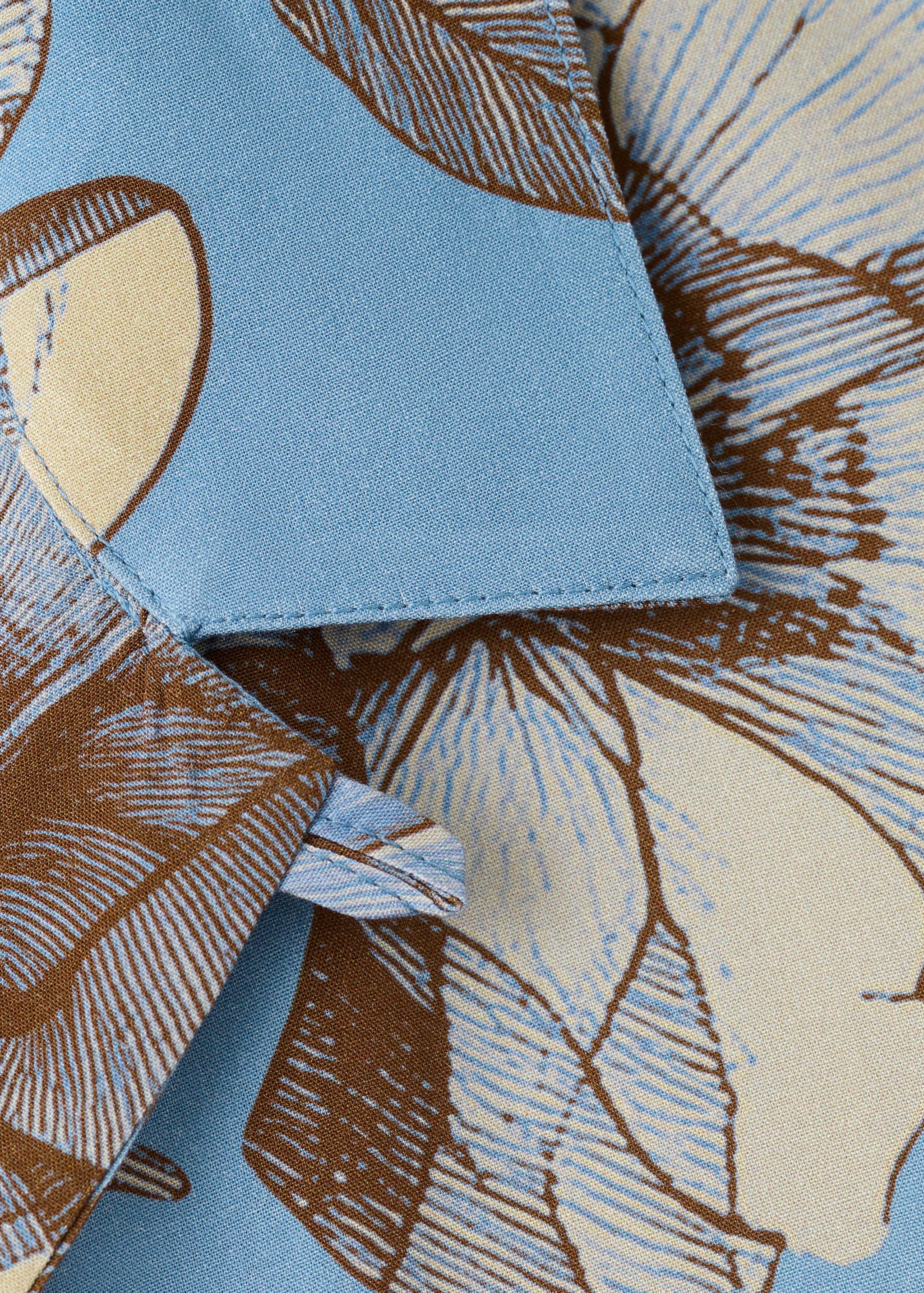 Mango shirt flor in celestial-023