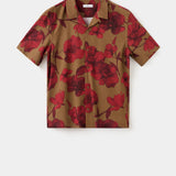 Mango shirt flor in red-021