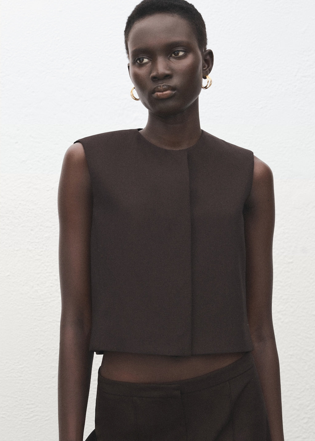 Mango top leon in grey - Image 1
