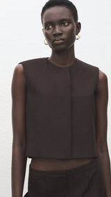 Mango top leon in grey - Image 1