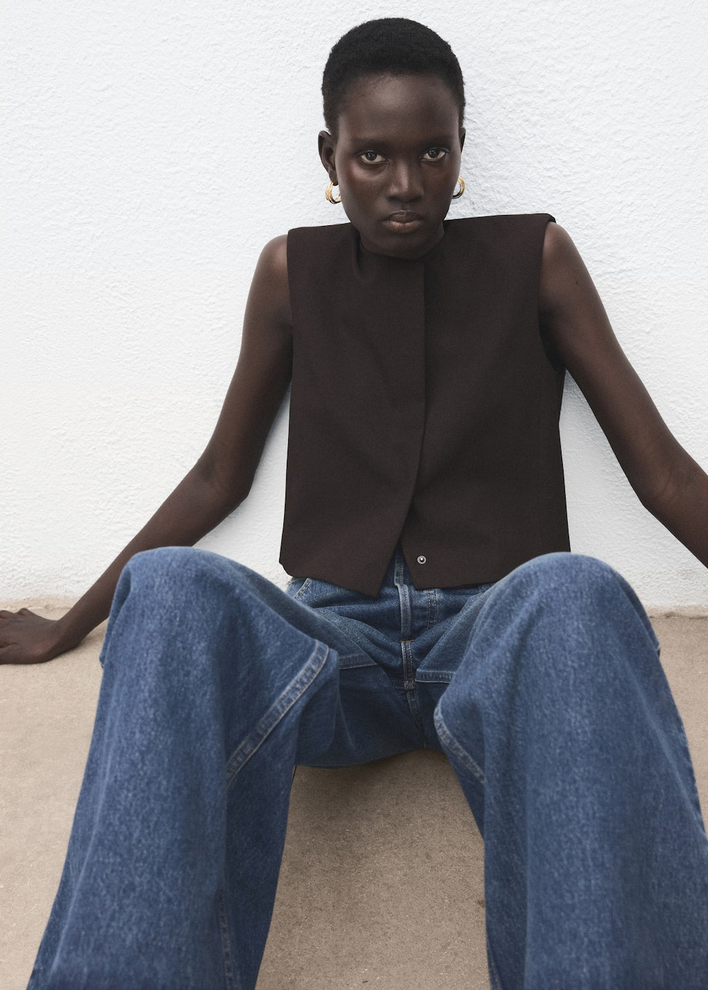 Mango top leon in grey - Image 5