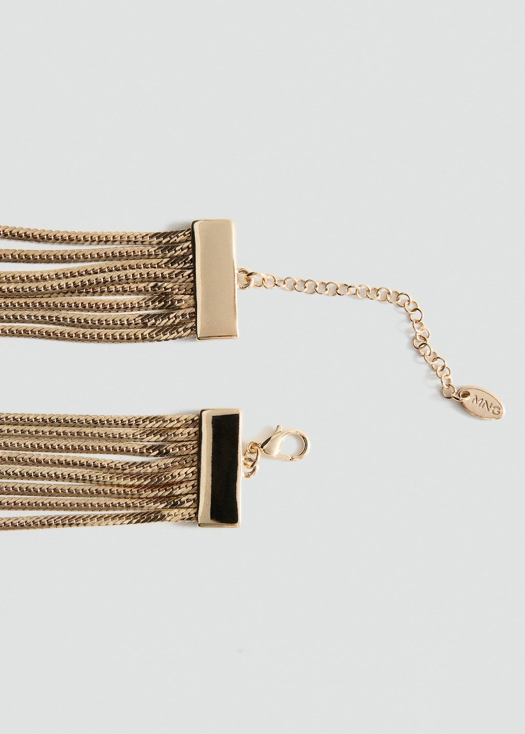 Mango necklace dafne in gold - Image 3