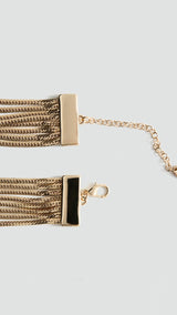 Mango necklace dafne in gold - Image 3