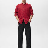 Mango shirt avispa in red-001
