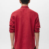 Mango shirt avispa in red-003