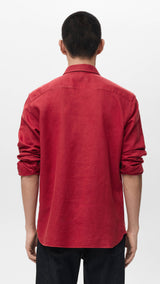 Mango shirt avispa in red-003