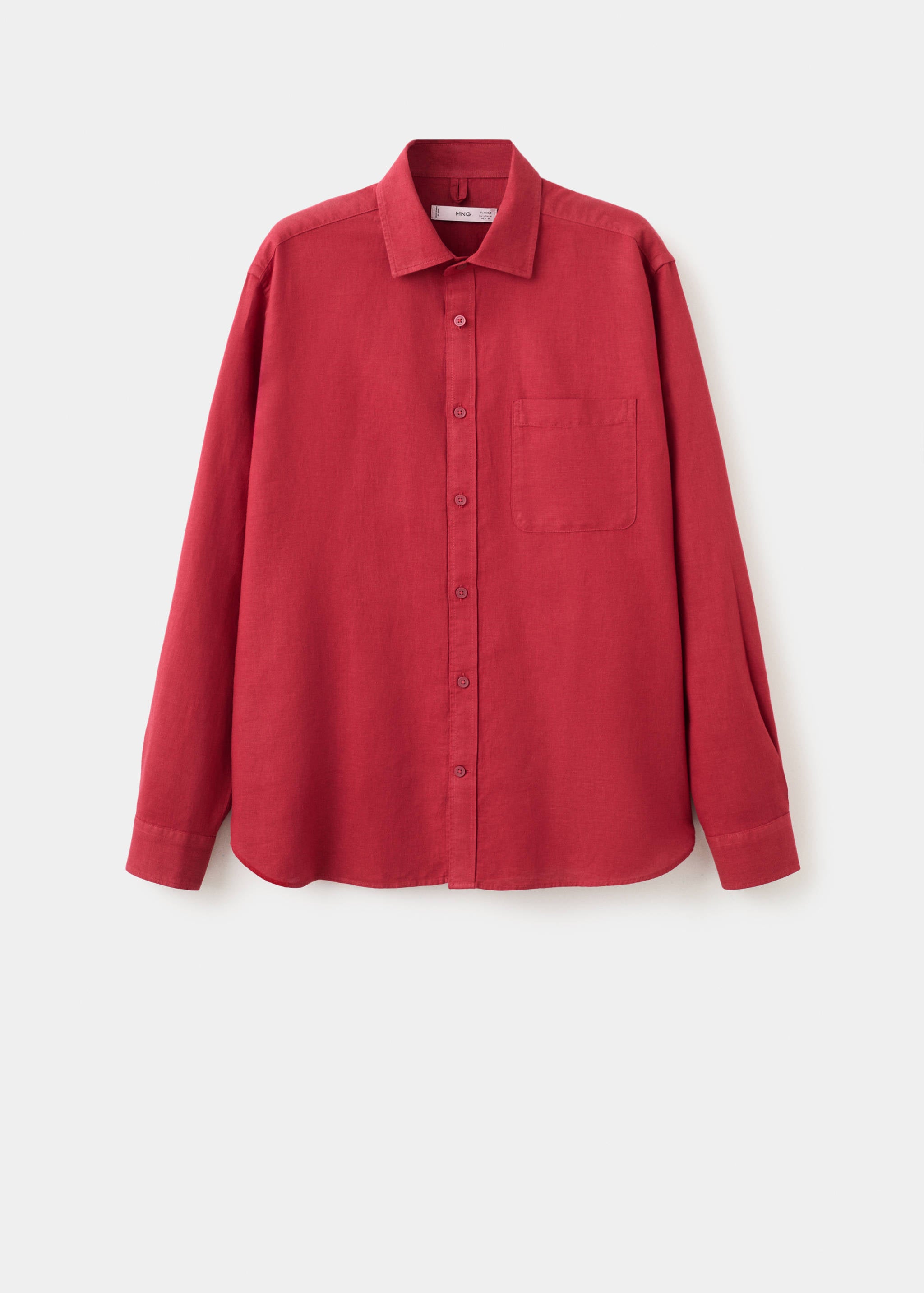 Mango shirt avispa in red-021