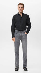 Mango shirt perseo in black-001