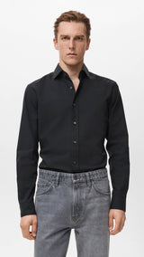 Mango shirt perseo in black-002