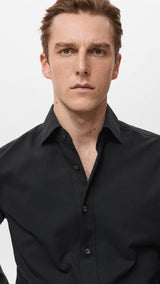 Mango shirt perseo in black-004