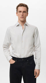 Mango shirt donosti in light vigore grey-002