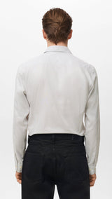 Mango shirt donosti in light vigore grey-003
