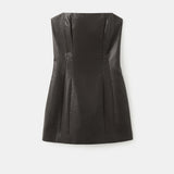 Mango dress brown in chocolate - Image 2