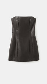 Mango dress brown in chocolate - Image 2