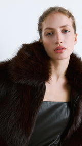 Mango dress brown in chocolate - Image 7