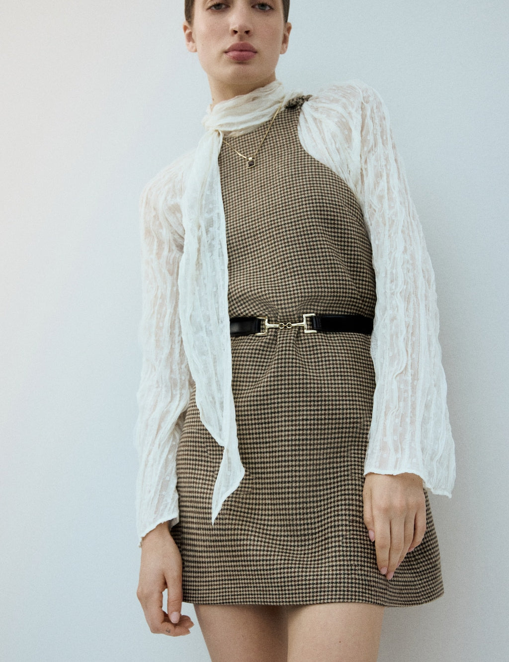 Mango dress gina in camel - Image 1