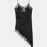Mango top pearl in black-021