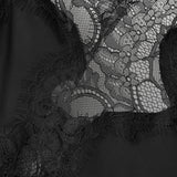 Mango top pearl in black-023
