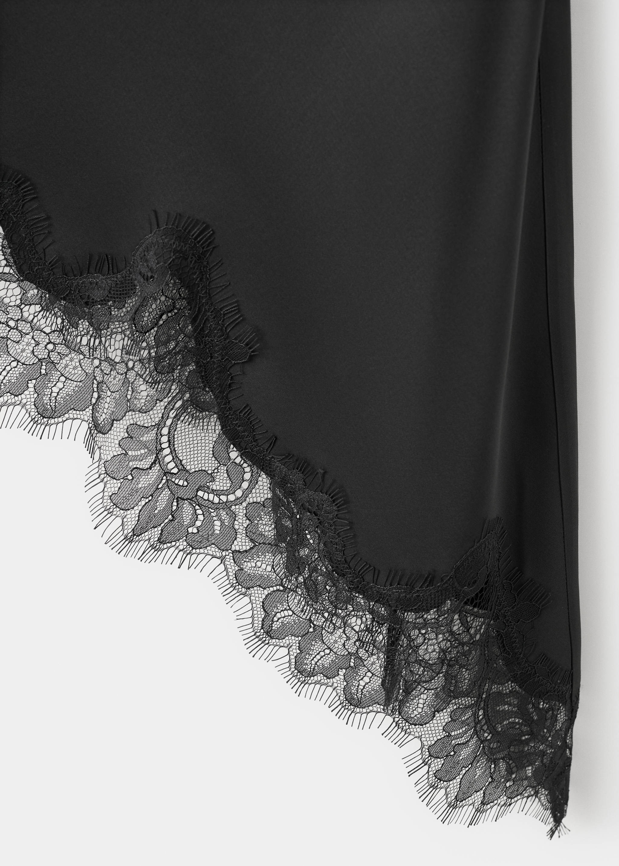 Mango top pearl in black-030