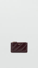 Mango purse diagonal in eggplant - Image 2